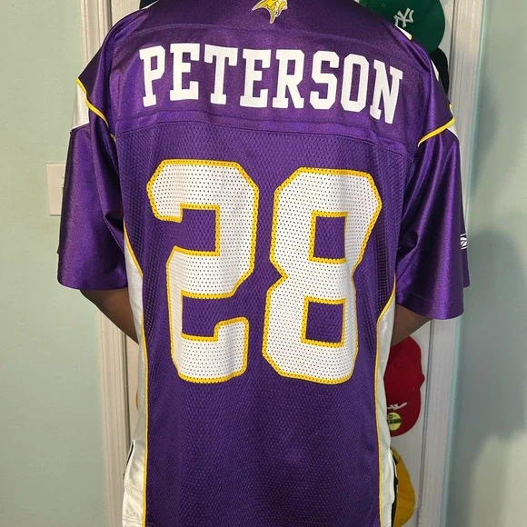 Minnesota Vikings Adrian Peterson Reebok Jersey| Size M| Purple - Picture 2 of 8